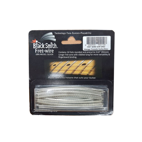 BLACKSMITH FRET WIRES (Medium/High-R2, Vintage Tremolo, Bass) 9.5"(240mm) 24pcs./Pack