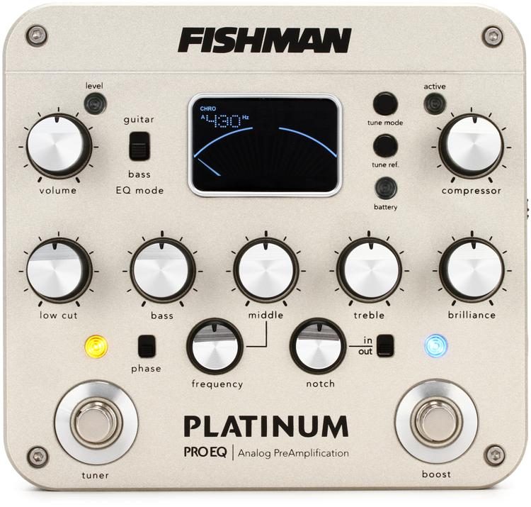 FISHMAN Platinum Pro EQ DI Analog Preamp