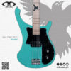 D&D RESURRECCTOR BASS GUITAR MINT GREEN - Image 4
