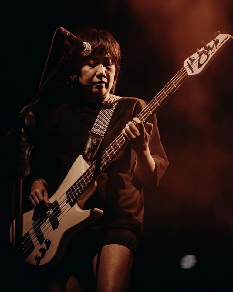 Myrene Academia of @sandwichmanila and the D&D Procrastinator Bass Guitar! 🌟🎸    Get yours now from our website www.ddmusic.ph and get free shipping with a minimum of P5000! Shipping areas currently include Metro Manila, Bulacan, Antipolo, Rizal, Cavite and now also Laguna!  Check out authorized dealers nationwide.     #localsforlocals #gustokongmaggitara