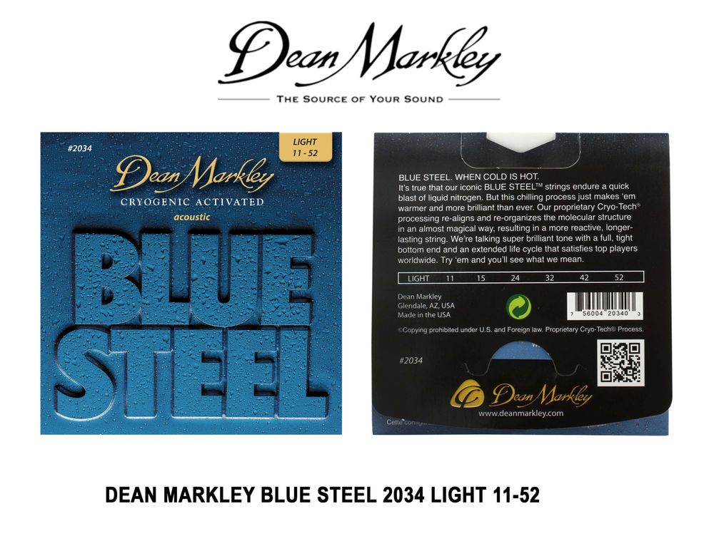 Dean markley outlet blue steel