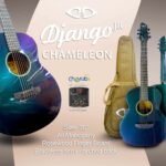 D&D JUNIOR DJANGO CHAMELEON Acoustic Guitar w/ BAG GT-6