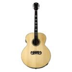 D&D CARMEL ACOUSTIC GUITAR SOLID SPRUCE TOP PU W/BAG