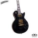 LIGHTFOOT LP DLX ELECTRIC GUITAR VINTAGE BLACK