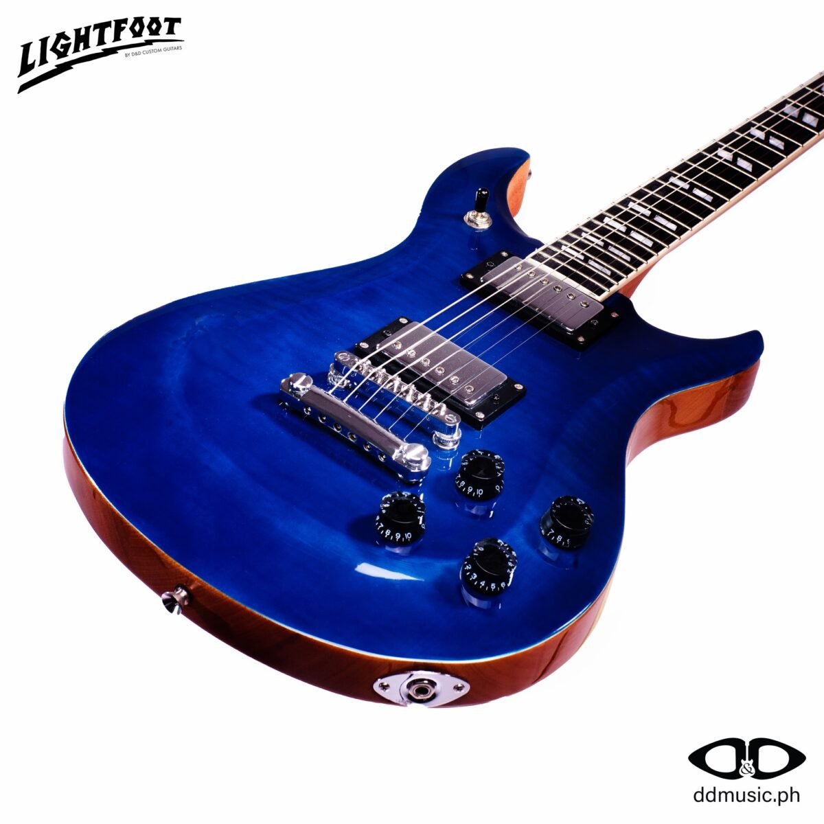 LIGHTFOOT PS-SE DLX ELECTRIC GUITAR DENIM BLUE - Image 2