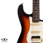 D&D FALCON ST EL 3 TONE SUNBURST - Image 2