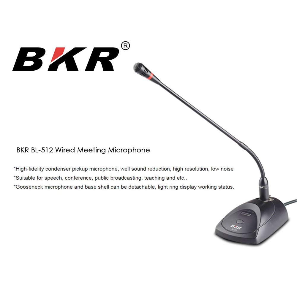 BKR BL-512 WIRED MEETING MICROPHONE BKR BL-512 WIRED MEETING MICROPHONE - Image 1