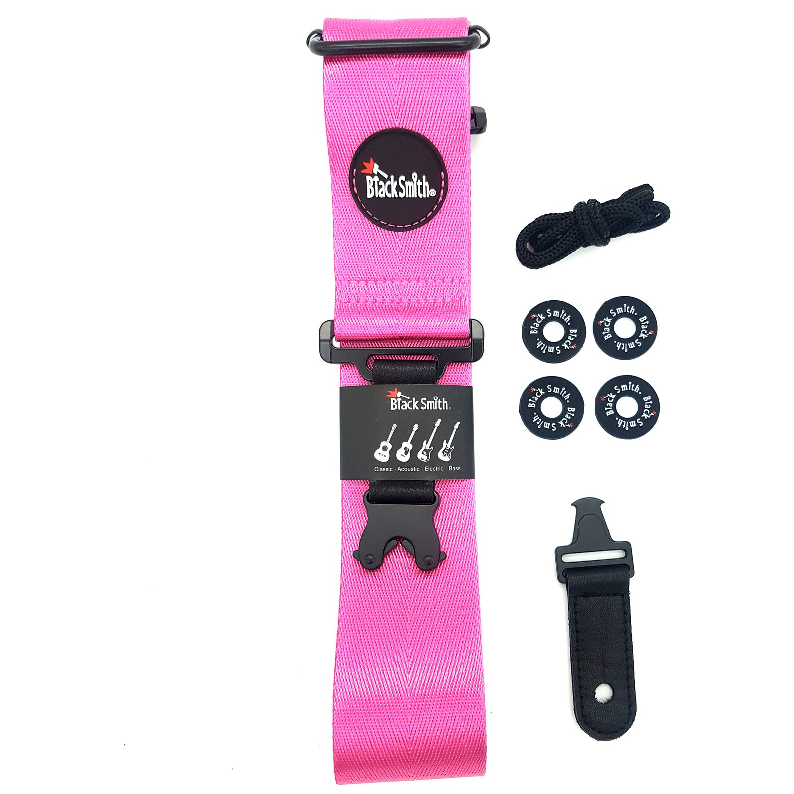 BLACKSMITH NYLON CLIP BUCKLE STRAP NSCBS-002 PINK