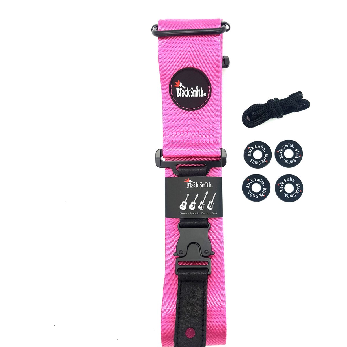BLACKSMITH NYLON CLIP BUCKLE STRAP NSCBS-002 PINK - Image 2