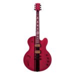 D&D ASTRA EL GUITAR RED BLK PIN STRIPE