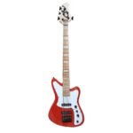 D&D PAUL YAP BASS GUITAR 5S FIESTA RED