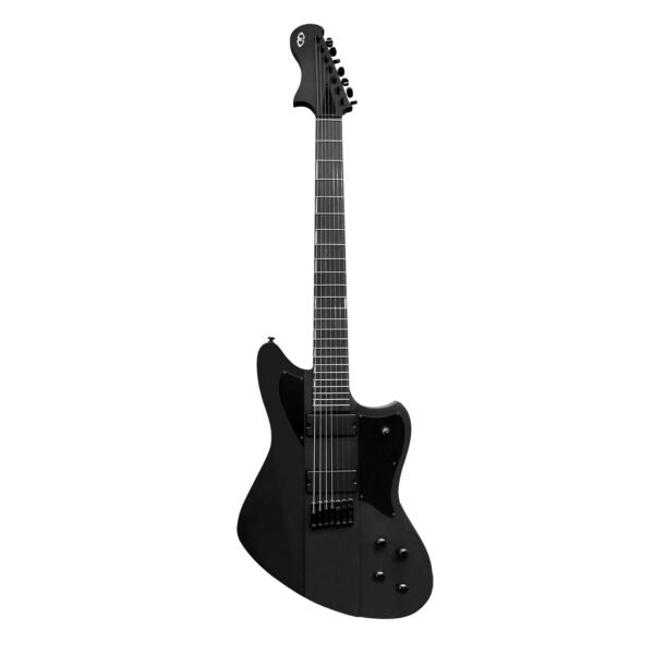 D&D KAMF7 7 STRING ELECTRIC GUITAR BLK