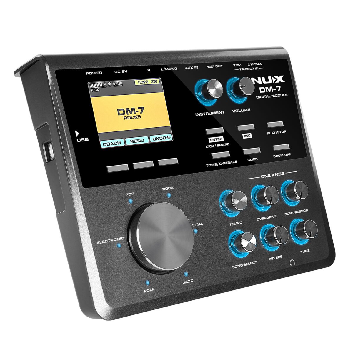 NUX DM-7 ALL MESH HEAD DIGITAL DRUM KIT - Image 6