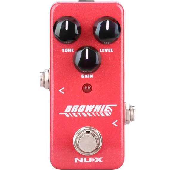 NUX EFFECTS PEDAL BROWNIE DISTORTION NDS-2