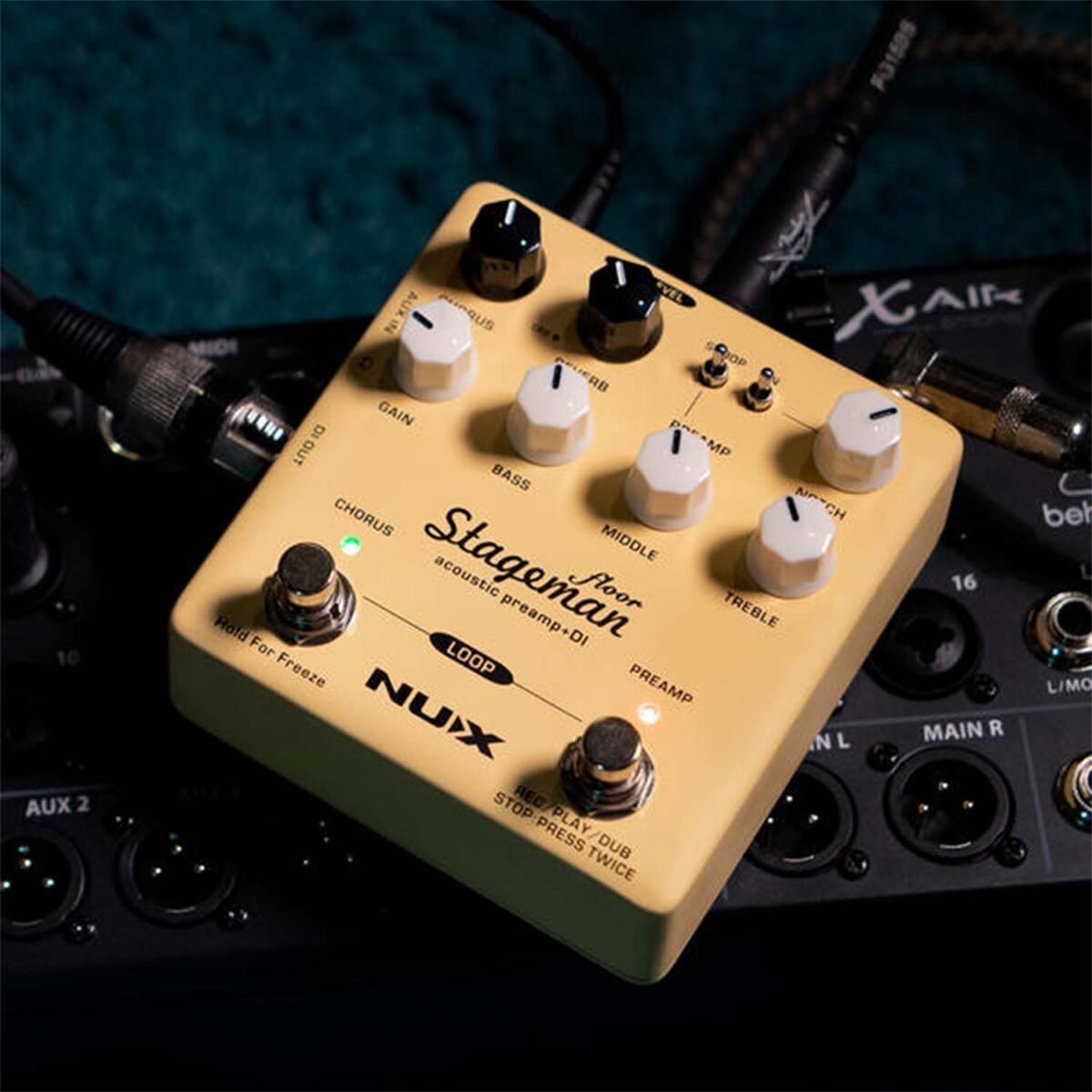 NUX STAGEMAN FLOOR (NAP-5) ACOUSTIC PREAMP & DI - Image 4