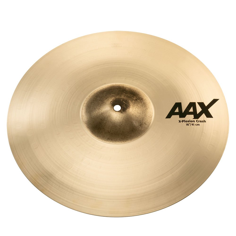 SABIAN 16" AAX X-Plosion Crash, Fiesta Cajon â€“ Mahogany, SABIAN Cymbal Cleaner (Quantity of 12), FREE Gon Bops Rock Shaker SGA1