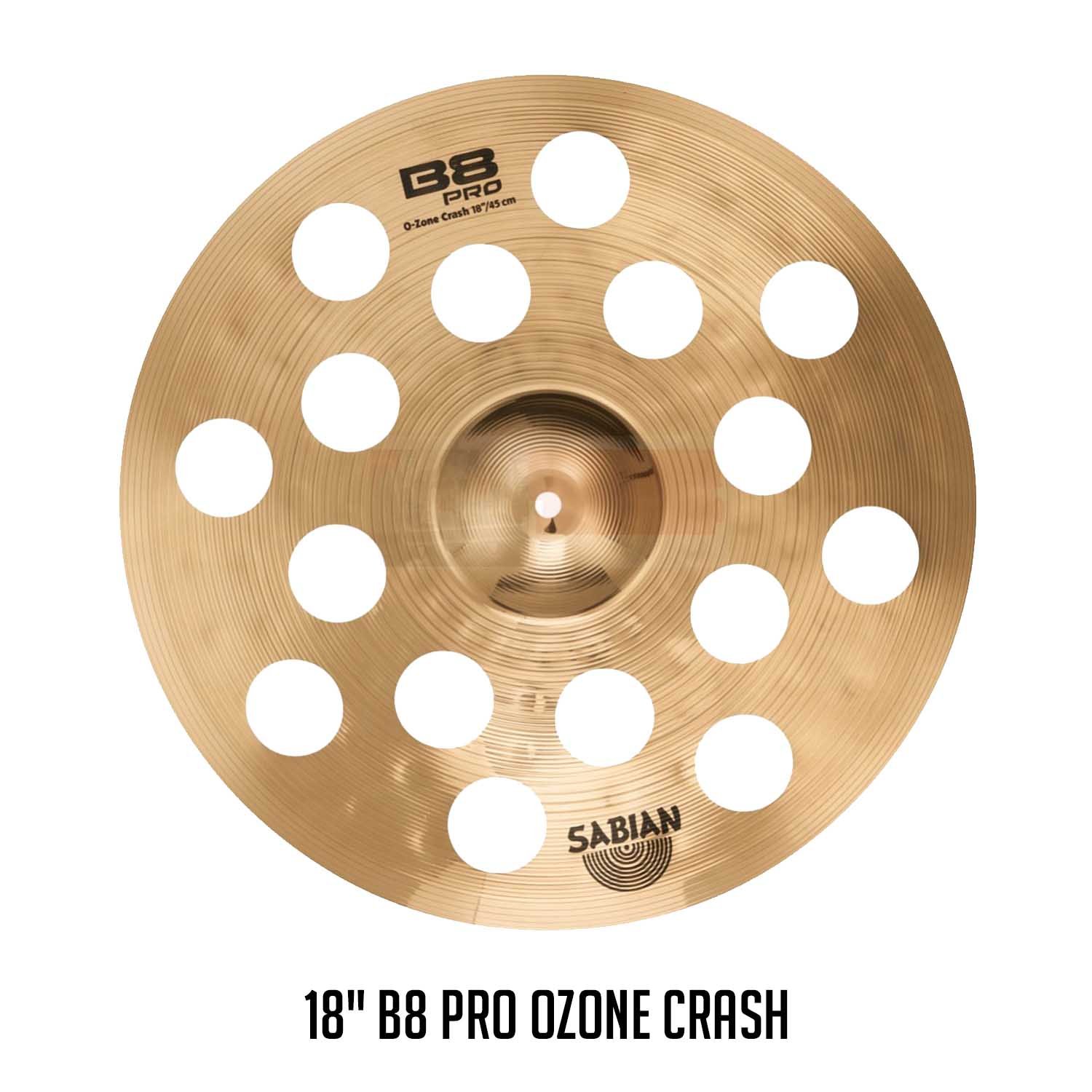 SABIAN B8PRO SERIES 18" B8 PRO OZONE CRASH 31800B