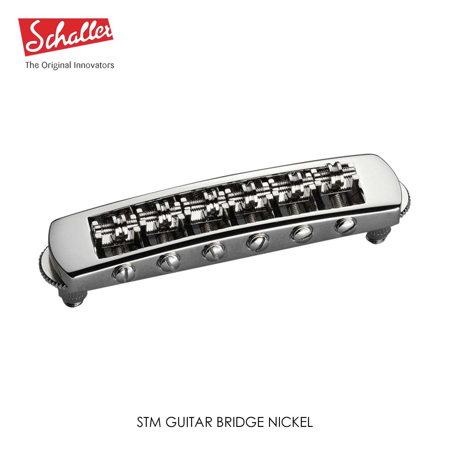 SCHALLER STM GUITAR BRIDGE NICKEL 12080100