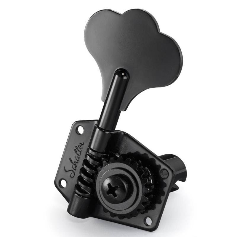 SCHALLER TUNERS BASS BM 2/2 SET BLACK CHROME 10250403.26.71