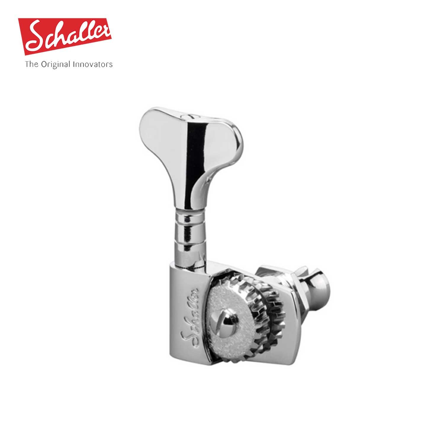 SCHALLER TUNERS BASS M4S 2/2 NICKEL 10670103.22.73