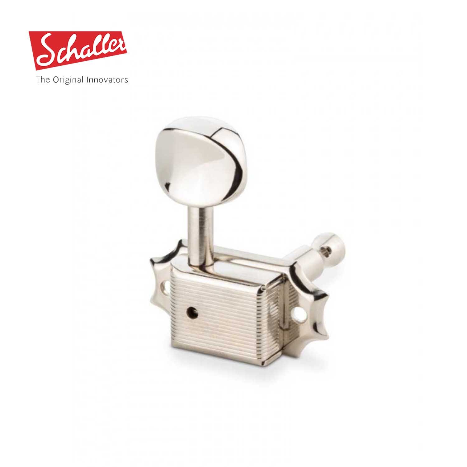 SCHALLER TUNERS F-SERIES ST6B 3/3 SET NICKEL 10160123.12.62 (10160123)