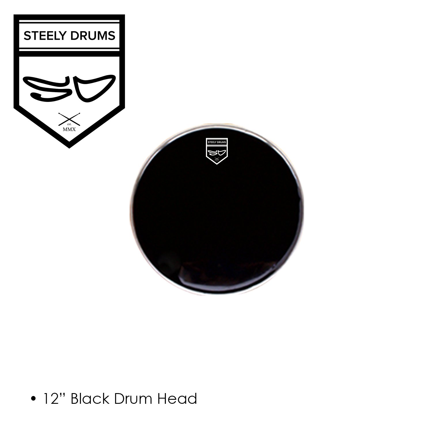 SD 12" BLACK DRUM HEAD