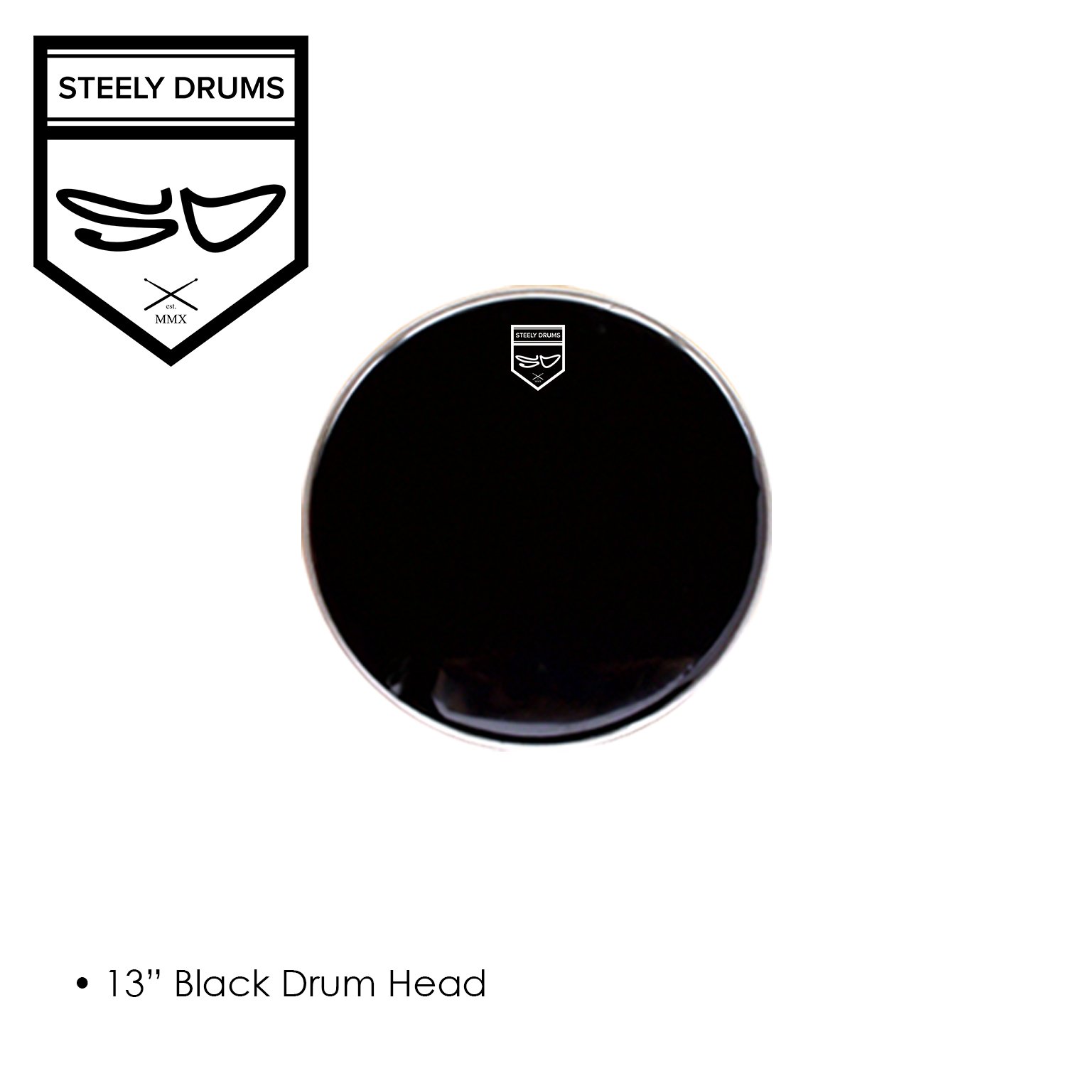 SD 13" BLACK DRUM HEAD