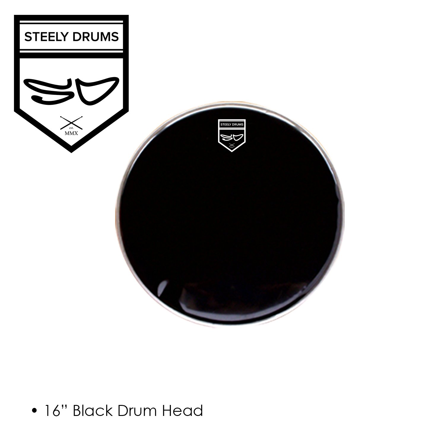 SD 16" BLACK DRUMHEAD