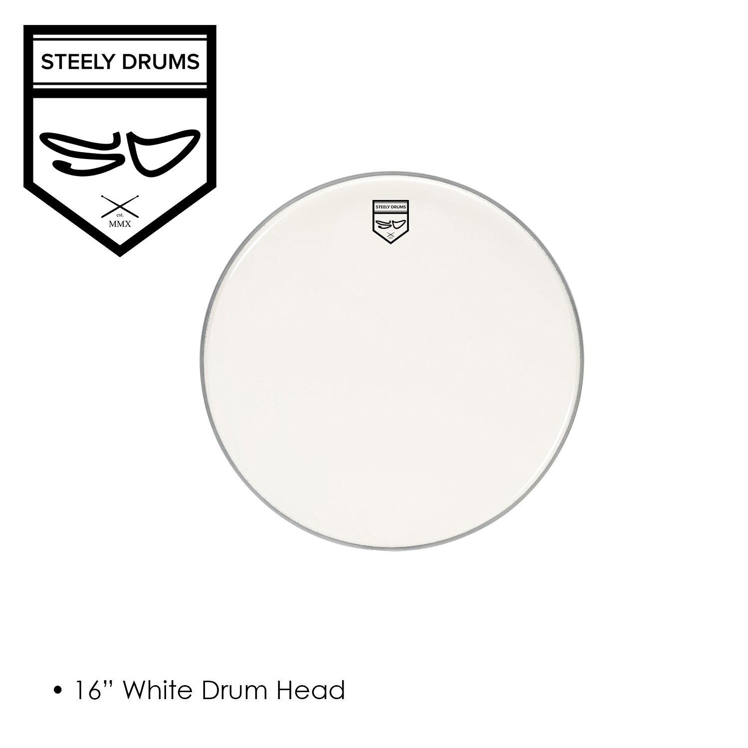 SD 16" WHITE DRUM HEAD