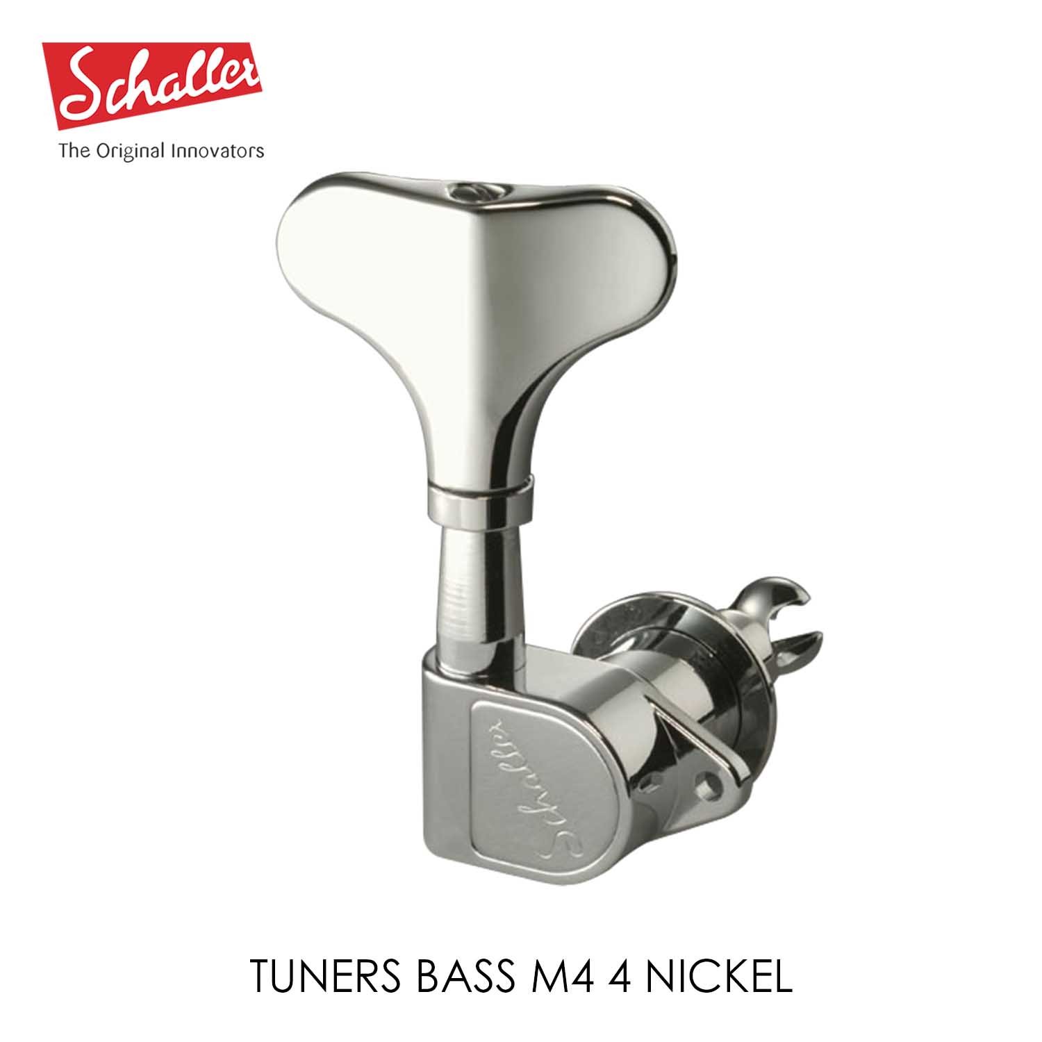 SCHALLER TUNERS BASS M4 4 NICKEL 10540101